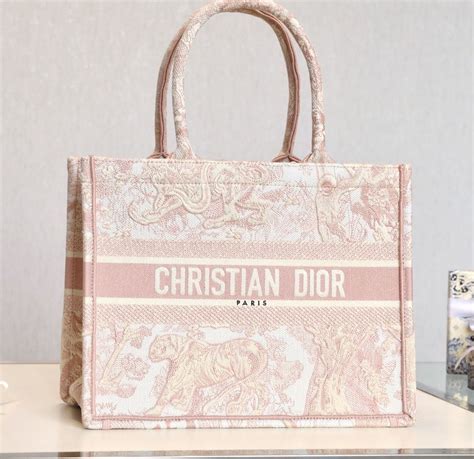 dior pink pattern|christian Dior pink tote.